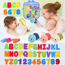 Bath Toys Kids Age 1-3 - Foam Bath Letters And Numbers Abc Alphabet Learning Toys Bathtub Toys Toddlers 2-4 Water Pool Shower Tub Toy Babies Infant 6-9-12-18-24 Months Gifts For 1-6 Year Old Boy Girl by TinyTreasures Baby Boutique