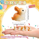 Marsui 100 Pcs Bunny Miniatures Figurines Rabbit Miniature Accessories Easter Garden Landscape Garden Rabbit for Easter Garden Accessories Dollhouses Decoration(Lively Rabbit) by GreenHaven Gardens
