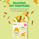 Little Bellies Organic Apple & Cinnamon Puffs Baby Snack (Pack of 18 x 0.42 oz Individual Packs) by TinyTreasures Baby Boutique