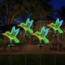 Hummingbird Solar Garden Decor,Hummingbird Outdoor Solar Lights,LED Hummingbirds Light Outside,Solar Garden Lights, Outdoor Decorations for Yard and Patio Pathway Lawn (2 Pack) by GreenHaven Gardens