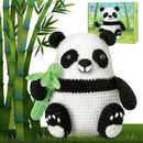 Crochetta Crochet Kit for Beginners, Crochet Kit w Step-by-Step Video Tutorials, Crochet Starter Kit Learn to Crochet Kits for Adults Kids Beginners, Crochet Kit Panda (40%+ Yarn Content) by TinyTreasures Baby Boutique