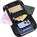 Neck Wallet Lightweight RFID Blocking Waterproof Travel Pouch for Women Men by TinyTreasures Baby Boutique