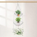 3-Tier Kitchen Wire Storage Basket Hanging Fruit Storage 2 Pack by CozyNest Decor