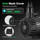 VIVOSUN 1600 GPH Submersible Water Pump with Barrier Bag, 100W Pond Pump, Ultra Quiet Aquarium Pump with 14FT. Lift Height for Pond, Waterfall, Fish Tank, Statuary, Hydroponic by GreenHaven Gardens