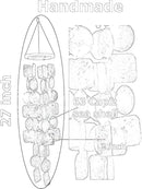 Bellaa 24896 Wind Chimes Outdoor, Garden Decorations, Musical, Indoor/Outside Windchimes, Beach, Ocean Breeze, Gifts for Mom, Gift for All Occasions, Capiz Sea Glass Shells Wood Yellow Green by CozyNest Decor