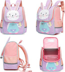 SUN EIGHT Toddler Lightweight Backpack for Girls Cute 3D Animal Waterproof Schoolbag for Baby Girl Boy 2-5 Years（Rabbit） by TinyTreasures Baby Boutique