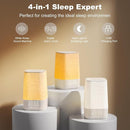 4-in-1 Sunrise Alarm Clock White Noise Sound Machine for Heavy Sleepers, Adults & Kids – Gentle Wake Up Light Alarm Clock with 30 Soothing Sounds, Dimmable Amber Breathing Night Light for Bedrooms by TinyTreasures Baby Boutique