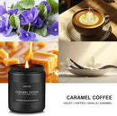 Caramel Coffee Candle | Men Scented Candles for Home, Candles Gifts for Women Men - Soy Candle for Home Scented - Aromatherapy Gifts for Men - 7oz 50 Hours Long Burning by CozyNest Decor