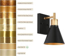 KSANA Black Gold Sconce, Modern Farmhouse Wall Sconces Lighting Fixture with Metal Shade for Bathroom, Kitchen, Bedroom and Stairway by CozyNest Decor