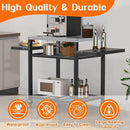 Outdoor Grill Table, Stainless Steel Grill Cart for Blackstone Griddle, Pizza Oven Stand for Onni, Kitchen Cooking Prep Table BBQ Cart for Party, Bar, Camping by CozyNest Decor