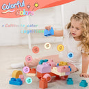 Top STEM Soft Building Block Sets for Kids Aged 18 months to 6 years old.Mega Building Blocks for preschool.Large Construction Block Toys for Toddler to Improve Imagination、Creativity、Hands-on Ability by TinyTreasures Baby Boutique
