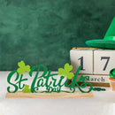 COCHIE Metal St. Patrick's Day Sign, St Patricks Day Decorations for Home, Office, Shelf, Mantel, Indoor, Shamrock Decoration, Saint Patrick Day Decor (Shamrock) by CozyNest Decor