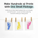 Baby Hand and Footprint Kit by Forever Fun Times | Get Hundreds of Detailed Prints with One Baby Safe Ink Pad | Easy to Clean, and Works with Any Paper or Card | Clean and Safe (Blue, Small) by TinyTreasures Baby Boutique