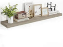 48 Inch Floating Shelves, 3D Textured Wood Grain, 48"x9.25"x1.5" Inch Deep Floating Shelves for Wall, Wooden Shelves for Bathroom, Bedroom, Living Room, Vintage Gray Oak by CozyNest Decor