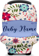 Baby Car Seat Stroller Cover Nursing Cover New Mom Breastfeeding Scarf Soft Stretchy Infant Carrier Cover Car Canopy Coverage by TinyTreasures Baby Boutique