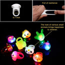 36 Pack Light Up Rings Glow in The Dark Party Supplies, Light up Party Favors, Goodie Bag Stuffers, Birthday Christmas Party Favors Classroom Prizes Cute Animal Treasure Box for Kids by TinyTreasures Baby Boutique