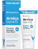 VitaMedica Arnica Gel Plus 15 Healing Plant Compounds, Extra Strength Formulation for Bruising, Swelling, Joint Pain, Muscle Soreness & Stiffness, All-Natural, Plant-Based Pain Relief by CozyNest Decor