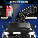 Costzon Ride on Car, 12V Licensed Chevrolet Tahoe Battery Powered Electric Vehicle w/ 2.4G Remote Control, High/Low Speed, Music, Lights, MP3/USB/FM, Spring Suspension, Electric SUV for Kids (Black) by TinyTreasures Baby Boutique