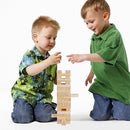 Glintoper Tic Tac Toe & Tumble Tower Blocks Tables Game Set, Classic Wood Stacking Game & XOXO Board Games for Kids Family, Living Room Rustic Coffee Table Decor, Travel Strategy Board Games by TinyTreasures Baby Boutique