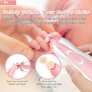 FANSIDI Baby Nail File Electric Nail Trimmer Safe Baby Nail Clippers Manicure Set with 10 Grinding Heads 8 Sandpapers, Trim Polish Groom for Newborn Infant Toddler or Adult Toes Fingernails Care, Pink by TinyTreasures Baby Boutique