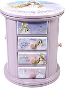 Purple Jewelry Box for Girls - Kids Organizer Little Girl Gift by TinyTreasures Baby Boutique