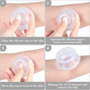 16 Pcs Silicone Cupping Therapy Set Anti Cellulite Cup Vacuum Suction Massage Cup Silicone Cupping Therapy Set for Cellulite Reduction Myofascial Release Massage Therapist Home Use (Clear) by CozyNest Decor