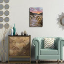 The surging waterfall scenery in the canyon is suitable for posting in the living room bedroom and office landscape posters by CozyNest Decor