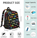Toddler Backpack for Boys 3-8: Preschool Kindergarten Backpack - Cute Kids Backpacks for Boys-Sports Car by TinyTreasures Baby Boutique