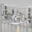 Modern Bathroom Vanity Light 2-Lights Chrome Crystal Wall Lamp Bathroom Modern Crystal Vanity Lighting by CozyNest Decor