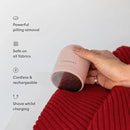 Steamery Fabric Shaver Pilo 2, Removes Lint and Pilling from Clothes and Textiles, Rechargeable Lint Remover with USB, Pink by CozyNest Decor