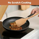 comfoyar Wooden Spoons for Cooking, 7 Pieces Kitchen Cooking Utenails Set with Spatula and Ladle, Heat Resistant Kitchen Cookware for Nonstick Pan-Beech by CozyNest Decor
