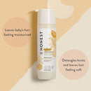 The Honest Company Silicone-Free Conditioner | Gentle for Baby | Naturally Derived, Tear-free, Hypoallergenic | Citrus Vanilla Refresh, 10 fl oz by TinyTreasures Baby Boutique