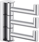 Angle Simple Towel Hook for Bathroom, SUS 304 Stainless Steel Foldable Robe Towel Holder, Wall Coat Hook, Polished Chrome by CozyNest Decor