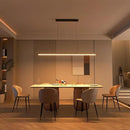 54" Linear Pendant Light Aluminum, 40W Gold Dimmable Kitchen Island Lighting with Remote & App Control, Adjustable CCT (3000K-6000K), Modern Chandelier for Home Office Dining Room Study by CozyNest Decor