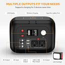Portable Power Station 300W, 228Wh Solar Generator with 110V Pure Sine Wave AC Outlet, Backup Lithium Battery Generator for CPAP Outdoor RV Camping Emergency Home Use by TinyTreasures Baby Boutique