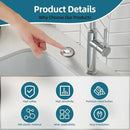 RQYEKDO Garbage Disposal 32mm/1.26 inch Air Switch Kitchen Sink Top Long Stainless Steel Polished Nickel Long for Food and Waste Disposal On/Off Air Button Parts… by CozyNest Decor
