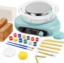 Pottery Wheel for Kids: Complete Pottery Painting Kit for Beginners - Adjustable Speed & Detachable Turntable - Pottery Tools and Art Supplies - Crafts Kits for 6 7 8 9 10 11 12 Year Old Girls & Boys by TinyTreasures Baby Boutique