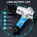 RAEMAO Massage Gun, Handheld Electric Deep Tissue Muscle Massager for Athletes for Pain Relief Attaching 8 Replacement Heads, Percussion Massager with 10 Speeds, Father's Day Gifts, Silver by CozyNest Decor