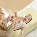 Baby Lounger - Snuggle Cozy Me Infant Lounger for Newborns | Breathable & Soft, Portable Awake-Time Pad, Essential Baby Gift- Yellow (Lounger Cover Included) by TinyTreasures Baby Boutique