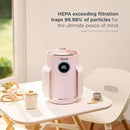 Shark NeverChange Air Purifier Compact Pro with Long-lasting HEPA Exceeding Filtration, Captures Pet Dander, Dust, Smoke, and Allergens, up to 250 sq. ft. for Bedroom, Home Office, Dorm, HP072PK by CozyNest Decor