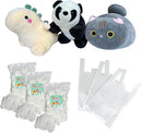 Generic 3-Pack 8" Make Your Own Stuffed Animal Kit - No Sew Crafts for Kids - DIY Children Dinosaur Pillow - Unstuffed Plush Animals Kit by TinyTreasures Baby Boutique