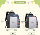 Cartoon Fire Trucks Toddler Backpack Waterproof Mini Backpack Boys/Girls Cute Small Backpack Kindergarten Pre School Bags 13 Inch by TinyTreasures Baby Boutique