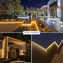 Outdoor LED Strip Lights,120LEDs/m Waterproof 32.8ft LED Light Strip Warm White Flexible LED Rope Lights for Garden Patio Cabinet,Bedroom,Commercial Lighting(32.8FT, Warm White) by GreenHaven Gardens