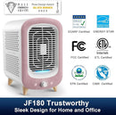 Jafanda Air Purifier for Home Bedroom 780sq ft, HEPA & Activated Carbon, Air Cleaner with Fragrance Sponge & Nightlight for Smoke, Allergies, Dust, Odor, VOC, Pet Dander, Pollen, Office, Desktop, Pink by TinyTreasures Baby Boutique