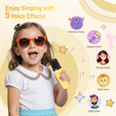 Mini Karaoke Machine for Kids Adults：Portable Bluetooth Karaoke Speaker with 2 Wireless Microphones and Lights for Home Party, Christmas Birthday Gifts for 4-12+ Years Old Girls Boys(Yellow) by TinyTreasures Baby Boutique