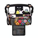 TOPDesign Universal Baby Stroller Organizer, Stroller Caddy with Detachable Mesh Bag & Heightened Insulated Cup Holders & Non-Slip Secure Hooks Accessories, Fits Most Strollers (Yoga) by TinyTreasures Baby Boutique