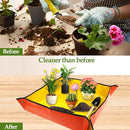 Gardening Gifts,Plant Accessories Indoor,Repotting Mat,Plant Repotting Mat,Gardening Hand Tools,Gardening Tool Set,Garden Tools,Indoor Gardening Tools,Gifts for Gardeners(Orange 39.37*39.37 in) by GreenHaven Gardens
