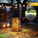 Solar Lanterns Outdoor Garden Decor, Gifts for Women, Mom, Grandma, Birthday, Thanksgiving, Decorative Waterproof Hanging Metal LED Light for Yard, Patio, Lawn, Landscape, Backyard (Owl) by GreenHaven Gardens