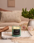 M&SENSE Sandalwood Jasmine Scented Candle, 11.6oz 70 Hours Burn Time Clean Non Toxic Natural Soy Wax Candle 2 Cotton Wick Home Decor for Mothers Day & Bathroom Bedroom by CozyNest Decor