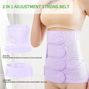 2 in 1 Postpartum Belly Band Wrap Purple, C-Section Support Belt XX-Large, Post Partum Support Recovery Waist/Pelvis Belt, Hysterectomy Belly Band Binder Girdle Stomach by TinyTreasures Baby Boutique